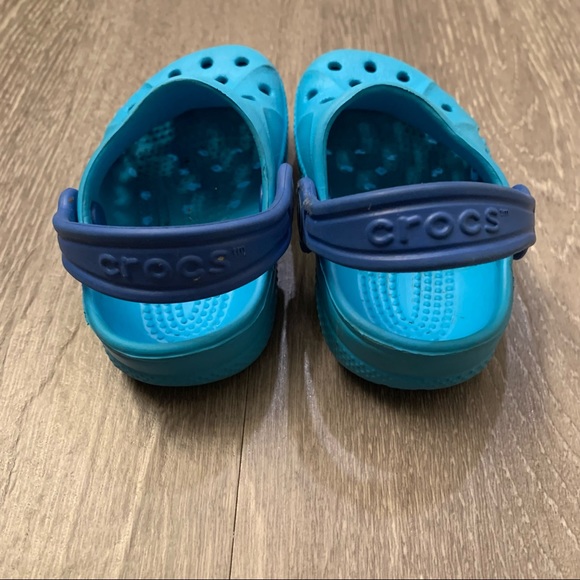 Crocs Kids Blue Baya Clog Unisex Toddler Size 4/5C - Picture 5 of 6
